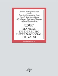 Image of MANUAL DE DERECHO INTERNACIONAL PRIVADO