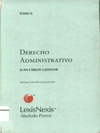 Image of DERECHO ADMINISTRATIVO TOMO II