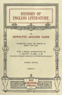 Image of History of english literature