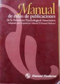 Manual de estilo de publicaciones de la American Psychological Association