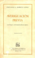Averiguación previa (enfoque interdisciplinario)
