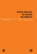 Revista mexicana de historia del derecho