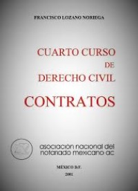 Image of Cuarto curso de derecho civil : contratos