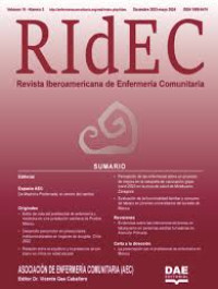 Image of Revista Iberoamericana de Enfermería Comunitaria. Vol.16,n° 1