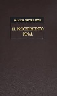 Image of El procedimiento penal