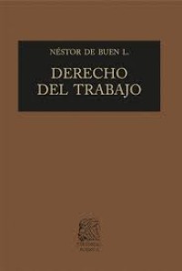 Image of Derecho del trabajo : tomo primero : conceptos generales